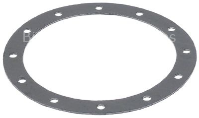 Gasket for burner chamber ED ø 170mm ID ø 134mm graphite thickne