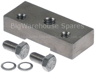 Support bracket for carriage L 55mm W 12mm H 22mm