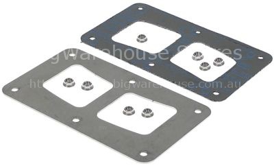 Mounting set suitable for for combi-steamer L 175mm W 105mm CONV