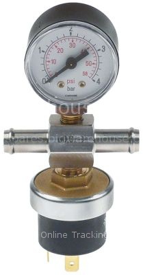 Injection nozzle with pressure switch and monometer bore ø 0,6mm