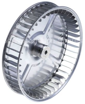 Fan wheel D1 ø 200mm H1 43mm blades 45 D2 ø 8,3mm D3 ø 8,3mm H2