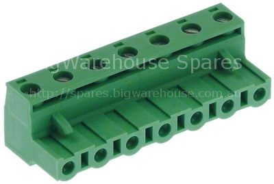 PCB terminal block 7-pole raster size 7mm cross section 1,5mm²