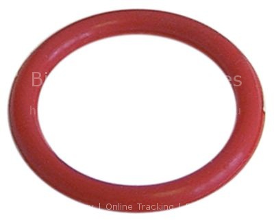 O-ring silicone thickness 5,34mm ID ø 43,82mm Qty 1 pcs
