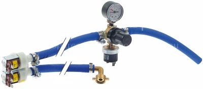Pressure reduction valve with solenoid valve
