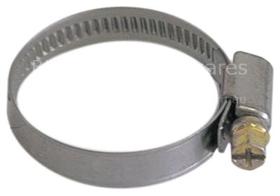 Hose clamp  ø 25-40mm width 9mm Qty 10 pcs DIN 3017