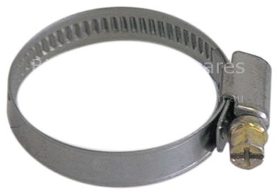 Hose clamp  ø 12-20mm width 9mm Qty 10 pcs DIN 3017