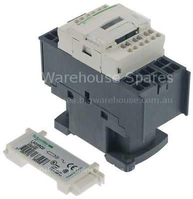 Power contactor resistive load 25A 230 VAC (AC3/400V) 18A/7.5kW