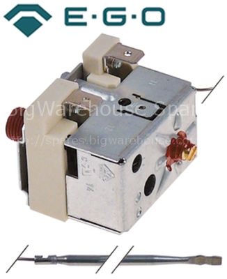 Safety thermostat switch-off temp. 340°C 1-pole 16A probe ø 3mm