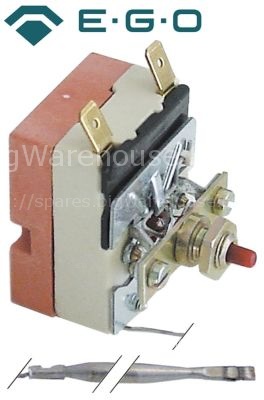 Safety thermostat switch-off temp. 325°C 1-pole 16A probe ø 4mm