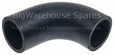 Formed hose end piece A ext. ø 76mm end piece A int. ø 61mm AD2