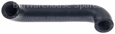 Formed hose ext. ø 35,5 D1 ø 25mm D2 ø 25mm L 210mm Qty 1