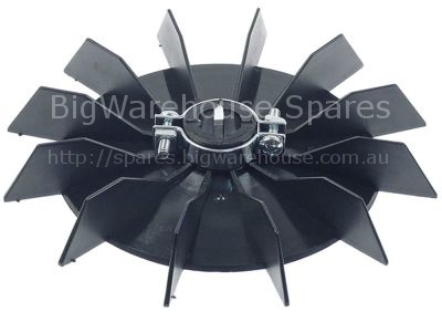 Fan wheel ø 142mm shaft intake ø 15mm blades 12