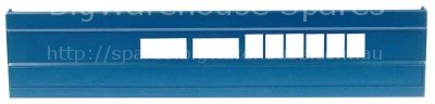 Front panel for dishwasher W 530mm H 112mm suitable for WINTERHA