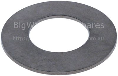 Spring washer ID ø 20,5mm ED ø 40mm thickness 1,5mm steel Qty 1