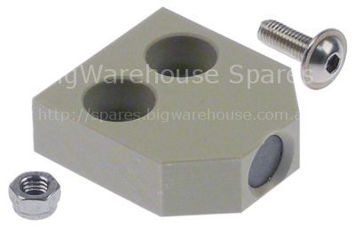 Door magnet L 39mm W 35mm H 12mm mounting distance 17mm for dish