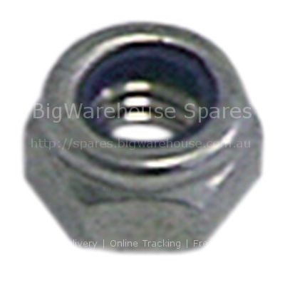 Hexagonal nut thread M4 H 4,8mm SS WS 7 Qty 20 pcs DIN/ISO DIN 9