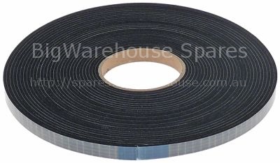 Insulating tape W 9mm L 10m black thickness 2mm