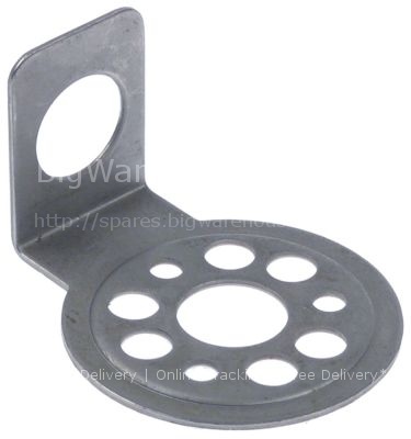 Flange ø 62mm mounting ø 51,5mm thickness 3mm