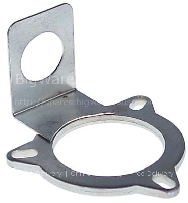 Flange ø 43mm hole distance 56mm with mounting strap