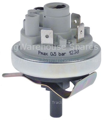 Pressure control connection male faston 6.3mm ø 45mm pressure co
