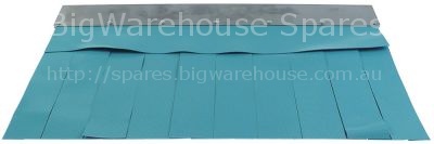Curtain W 650mm H 413mm warewashing for wash area