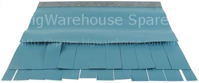 Curtain W 566mm H 515mm warewashing for inlet