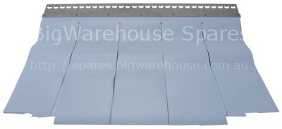 Curtain W 640mm H 486mm warewashing for wash area