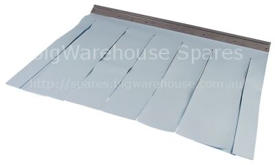 Curtain W 650mm H 480mm warewashing for inlet