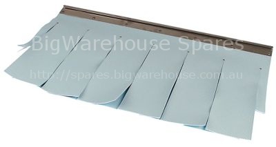 Curtain W 650mm H 360mm warewashing for wash area