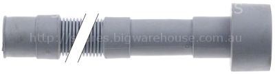 Drain hose DN19 L 1500mm A int. ø 19/23/40mm A ext. ø 45mm B int