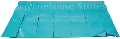 Curtain W 645mm H 360mm complete with rod ABS plastic thickness