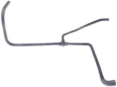 Formed hose ext. ø 20/31 with piggyback L 560mm warewashing blac