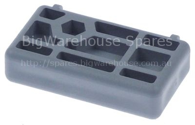Sliding plate mounting pos. left/right plastic for container L 5
