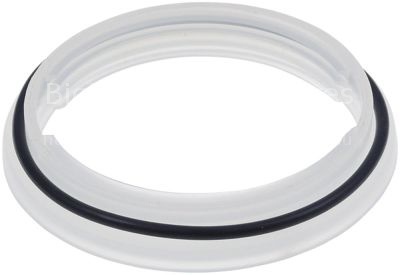 Nut with gasket H 16mm for drain assembly