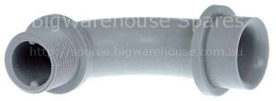 Elbow for wash distributor thread 3/4" ø 30mm L 90mm