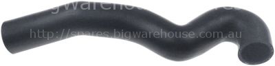 Formed hose ID ø 38mm ED ø 46mm L 360mm U-bend warewashing black