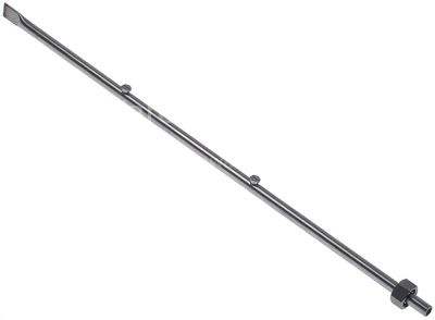 Rinse arm mounting pos. upper/lower L 590mm nozzles 2 complete w