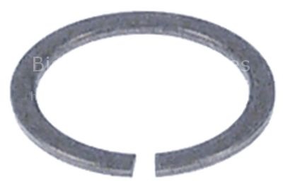 Retaining ring bore ø 12mm thickness 0,8mm
