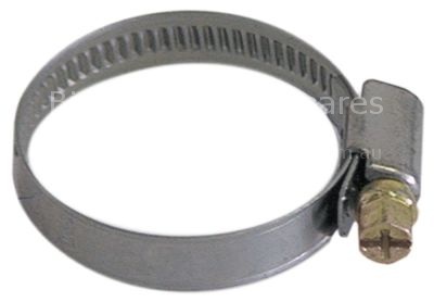 Hose clamp  ø 60-80mm width 9mm Qty 5 pcs DIN 3017