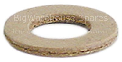 Flat gasket FIBER ED ø 18mm ID ø 10mm thickness 1,5mm Qty 1 pcs