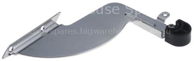 Door hinge mounting pos. right kit for dishwasher L 160mm