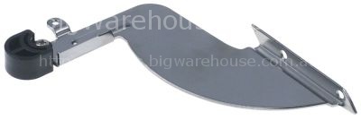 Door hinge mounting pos. left kit for dishwasher L 160mm