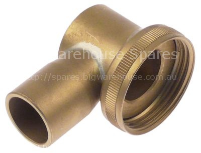 Connection angle L 63mm thread 1¼" brass