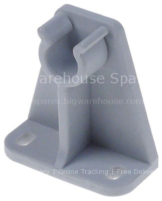 Clip for wash arm L 64mm W 31mm H 67mm seat ø 16mm