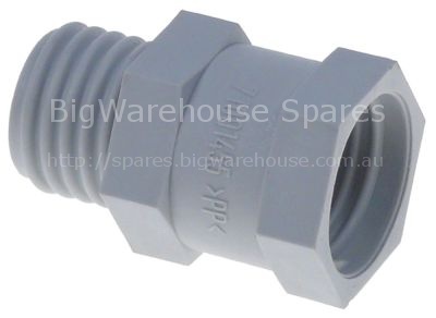 Screw connection for wash arm plastic L 53mm