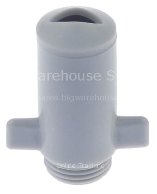 Wash jet mounting pos. upper/lower thread 1/2" H 56mm ø 24mm