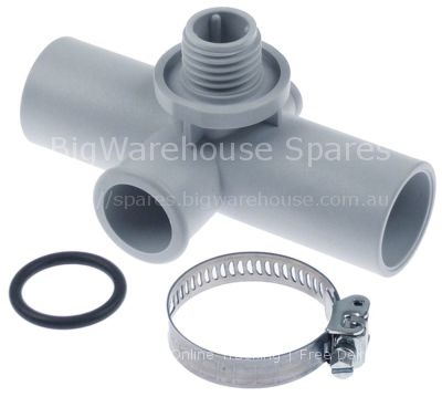 Wash arm support mounting pos. lower ø 40mm H 140mm ID ø 33mm