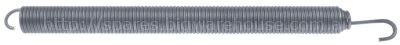 Tension spring ø 36mm total length 530mm wire gauge ø 4,5mm Qty