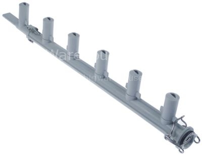 Wash arm mounting pos. lower L 565mm nozzles 6