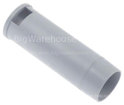 Overflow pipe L 113mm ø 37mm plastic ID ø 32mm